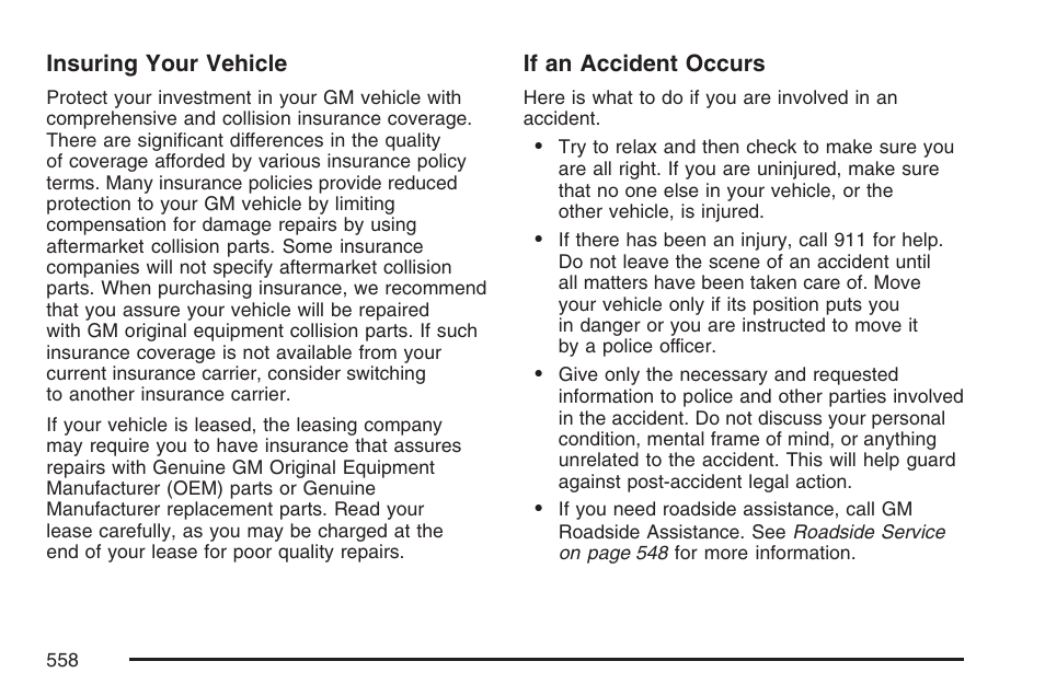 Cadillac 2007 User Manual | Page 558 / 580