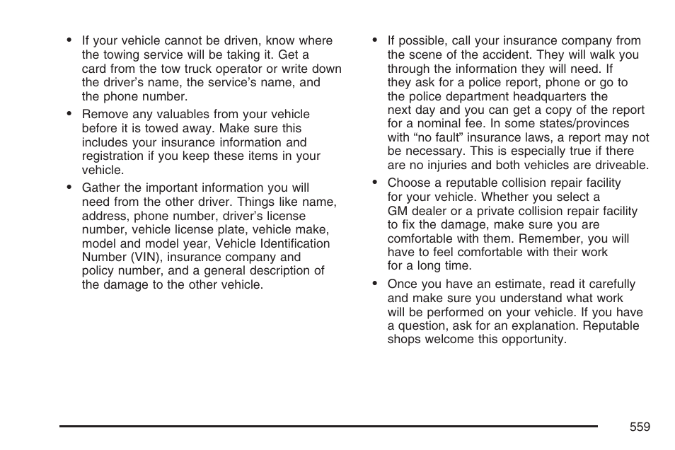 Cadillac 2007 User Manual | Page 559 / 580