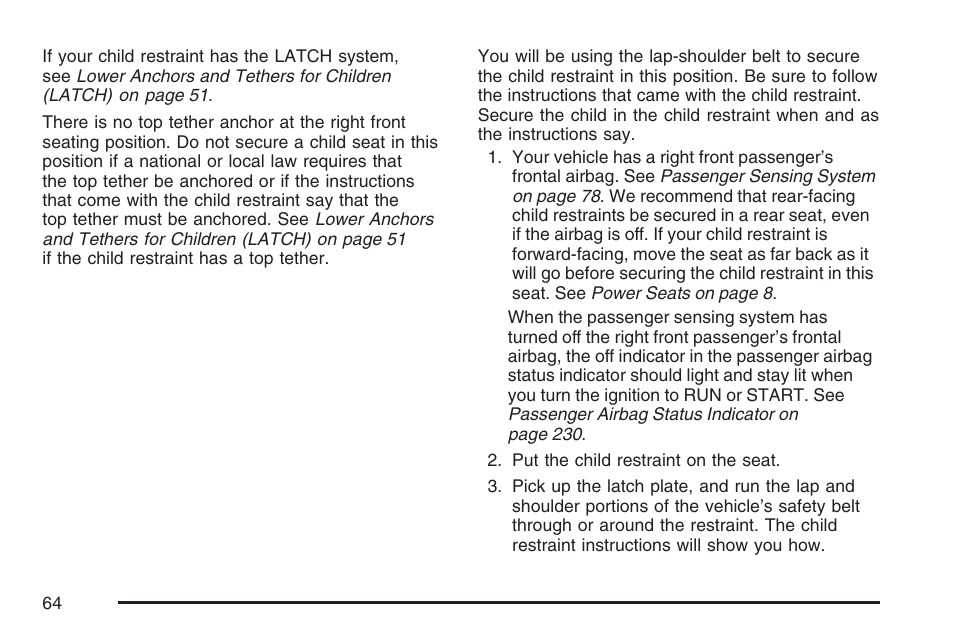 Cadillac 2007 User Manual | Page 64 / 580