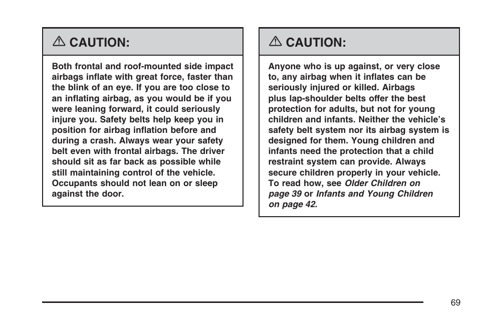 Cadillac 2007 User Manual | Page 69 / 580