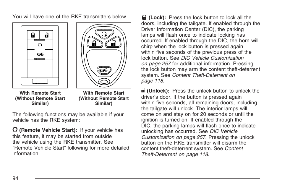 Cadillac 2007 User Manual | Page 94 / 580