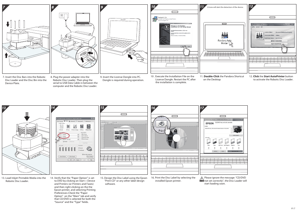 Vinpower Digital Pandora AutoPrinter User Manual | Page 2 / 2
