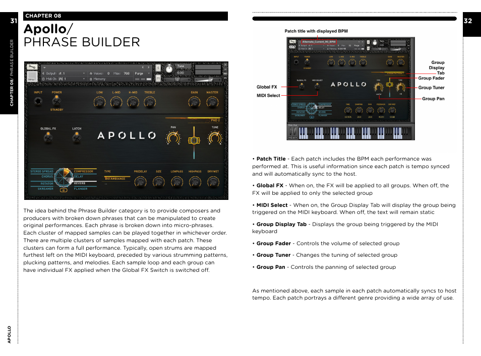 Apollo / phrase builder | Vir2 Instruments Apollo Manual User Manual | Page 19 / 23