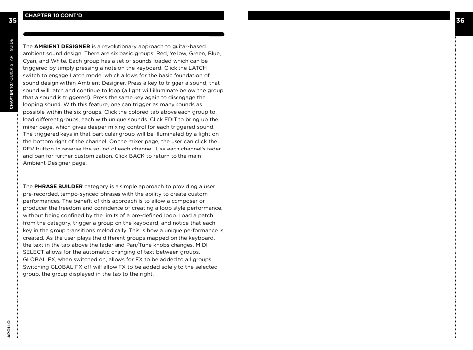 Vir2 Instruments Apollo Manual User Manual | Page 21 / 23