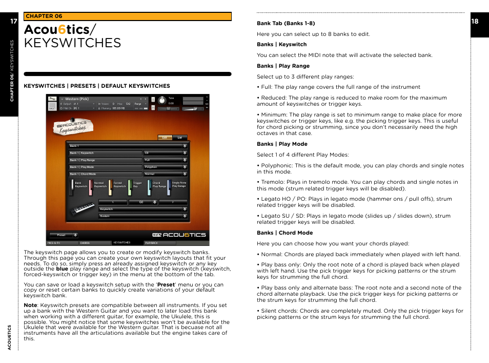 Acou 6 tics / keyswitches | Vir2 Instruments Acou6tics Manual User Manual | Page 12 / 39