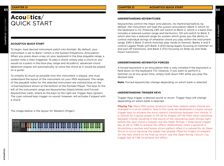 Acou 6 tics / quick start | Vir2 Instruments Acou6tics Manual User Manual | Page 36 / 39