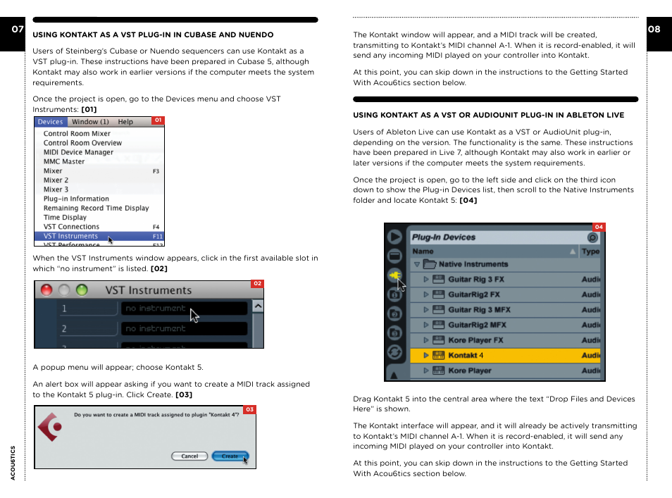 Vir2 Instruments Acou6tics Manual User Manual | Page 7 / 39
