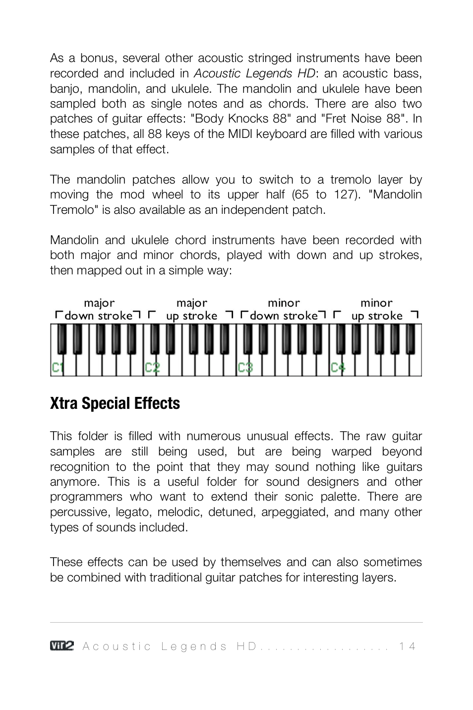 Xtra special effects | Vir2 Instruments Acoustic Legends HD User Manual | Page 14 / 74