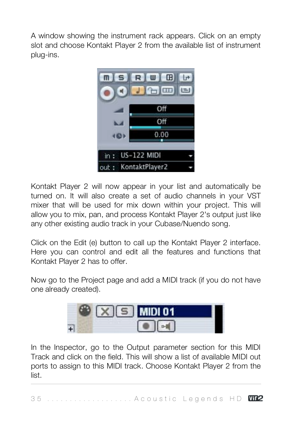 Vir2 Instruments Acoustic Legends HD User Manual | Page 35 / 74