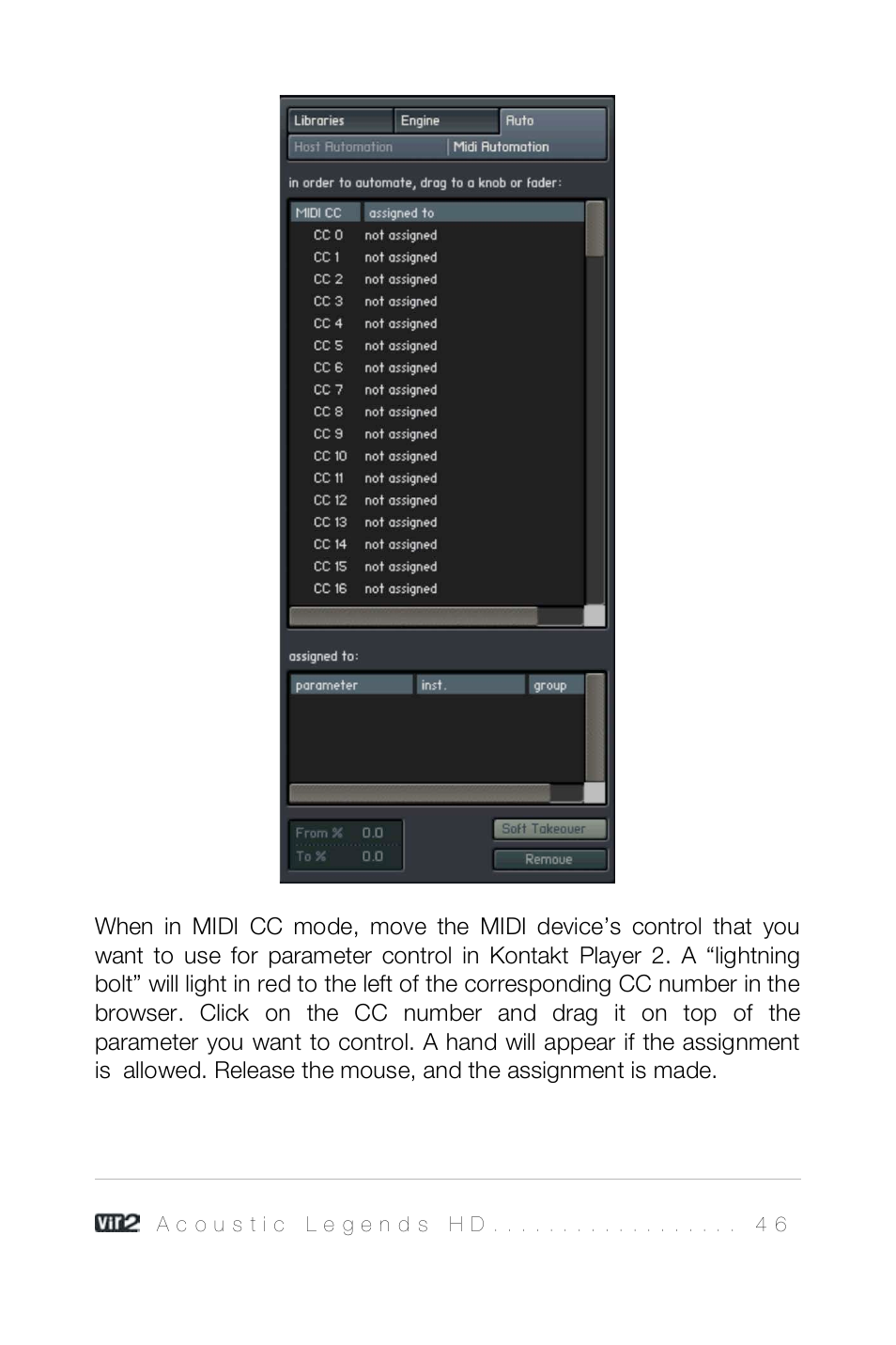 Vir2 Instruments Acoustic Legends HD User Manual | Page 46 / 74