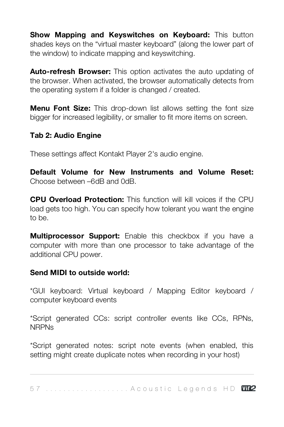 Vir2 Instruments Acoustic Legends HD User Manual | Page 57 / 74