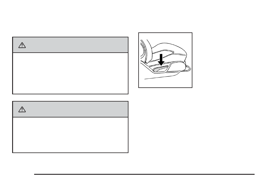 Reclining seatbacks, Reclining seatbacks -8, Caution | Cadillac 2008 CTS User Manual | Page 12 / 462