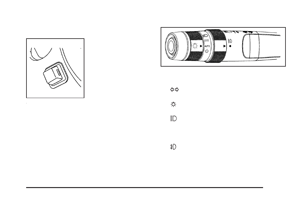 Power tilt wheel and telescopic steering column, Turn signal/multifunction lever, Power tilt wheel and telescopic steering | Column -7, Turn signal/multifunction lever -7, Turn, Signal/ multifunction lever | Cadillac 2008 CTS User Manual | Page 145 / 462