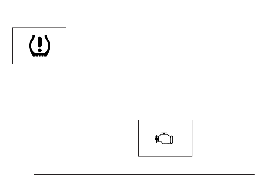 Tire pressure light, Malfunction indicator lamp | Cadillac 2008 CTS User Manual | Page 178 / 462