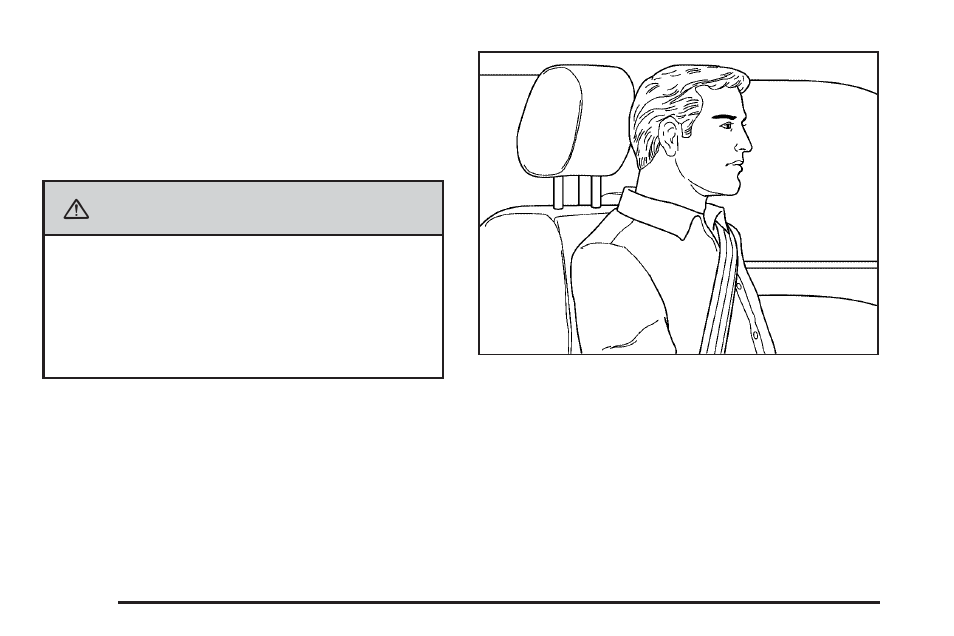 Head restraints, Head restraints -2, Caution | Cadillac 2008 CTS User Manual | Page 6 / 462