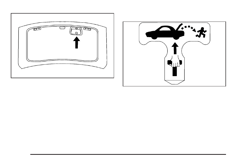 Rear-seat pass through, Emergency trunk release handle | Cadillac 2008 CTS User Manual | Page 98 / 462