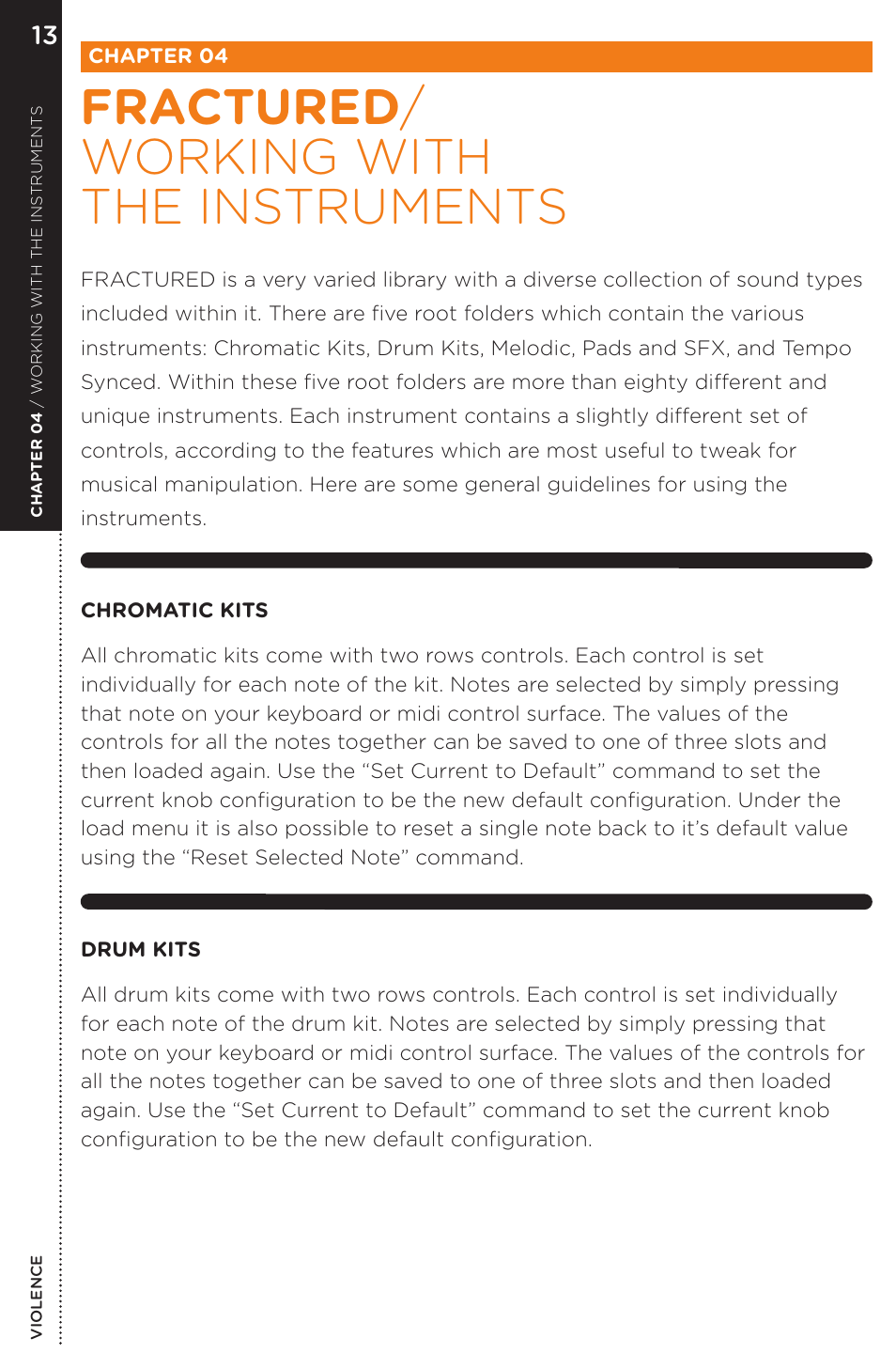 Fractured / working with the instruments | Vir2 Instruments Fractured User Manual | Page 18 / 24
