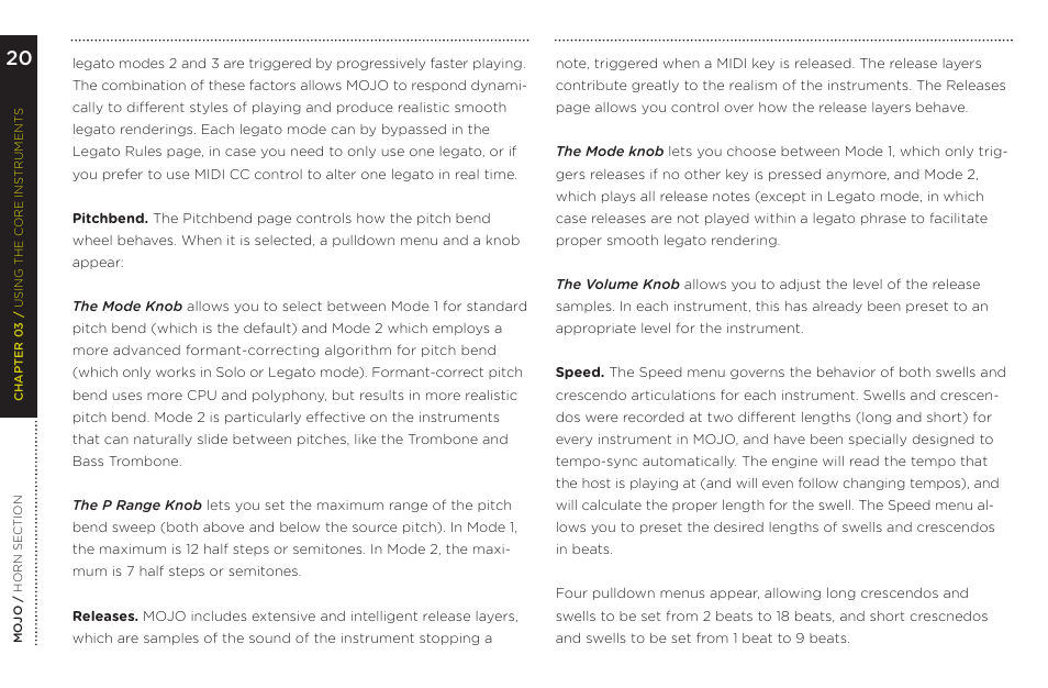 Vir2 Instruments MOJO User Manual | Page 24 / 40