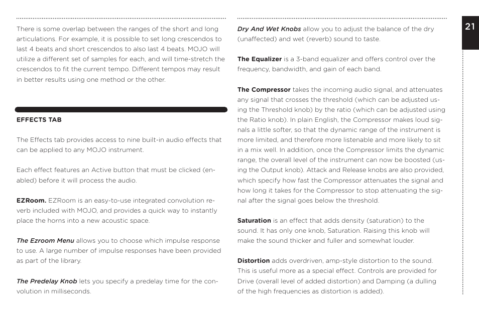 Vir2 Instruments MOJO User Manual | Page 25 / 40