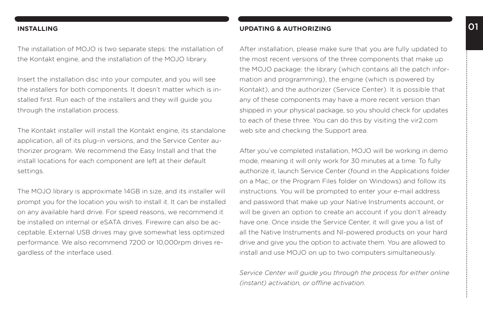 Vir2 Instruments MOJO User Manual | Page 5 / 40