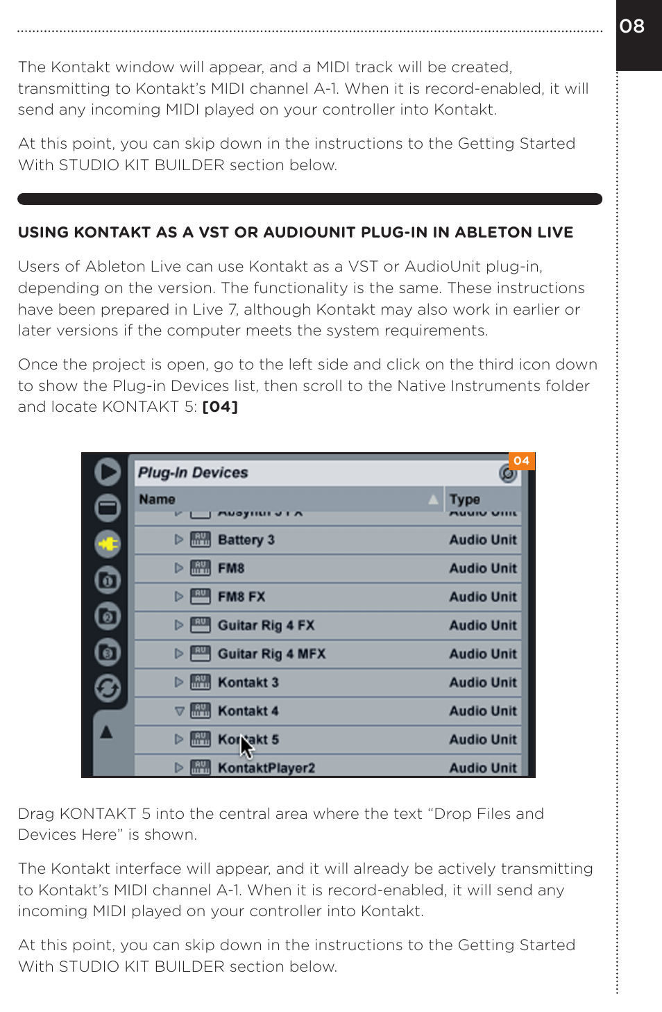 Vir2 Instruments Studio Kit Builder User Manual | Page 13 / 34