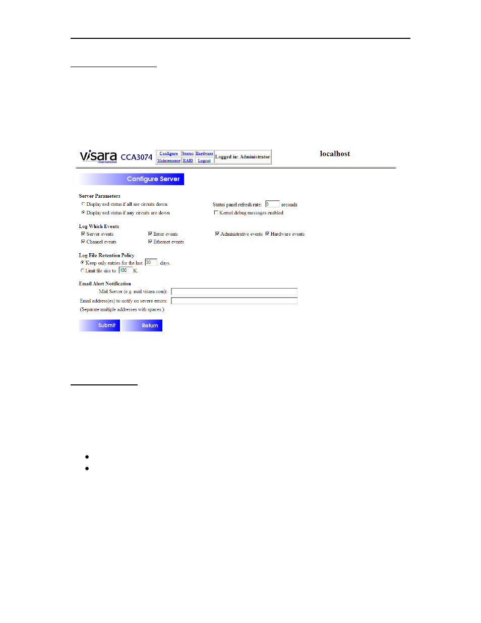 Visara CCA-3074 Installation User Manual | Page 30 / 90