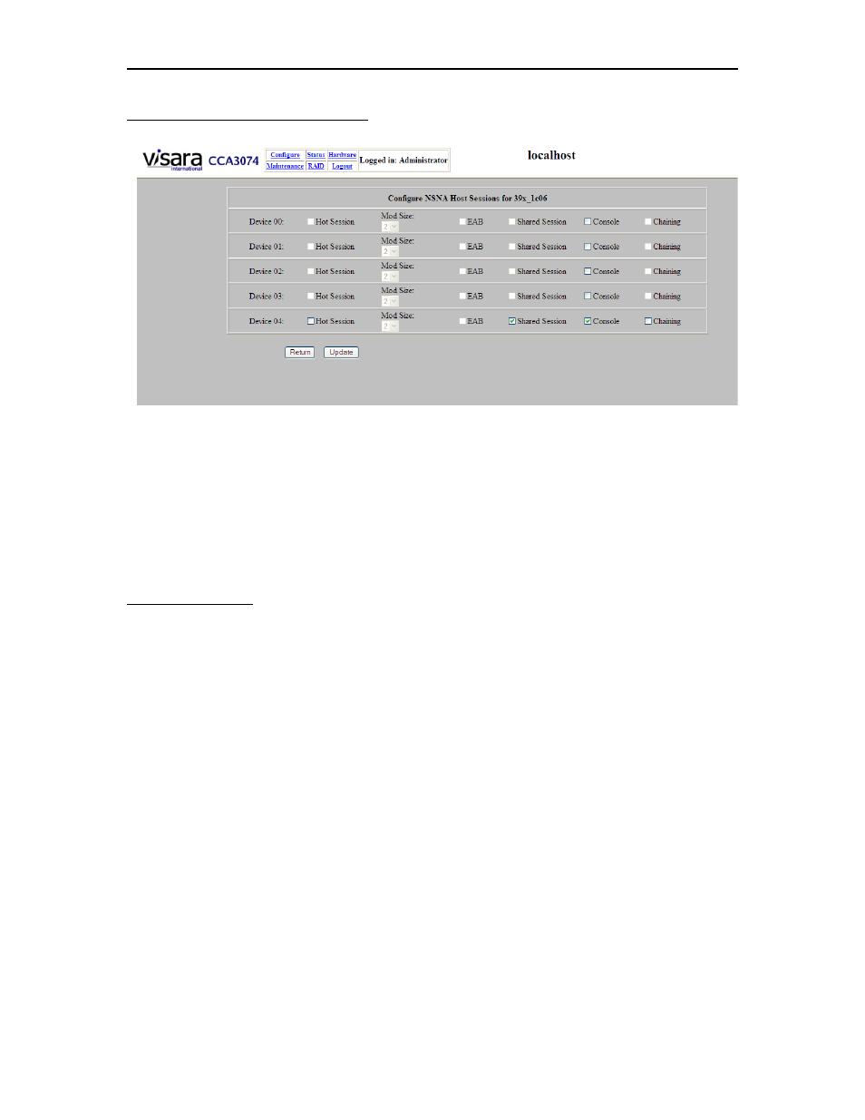 Visara CCA-3074 Installation User Manual | Page 54 / 90