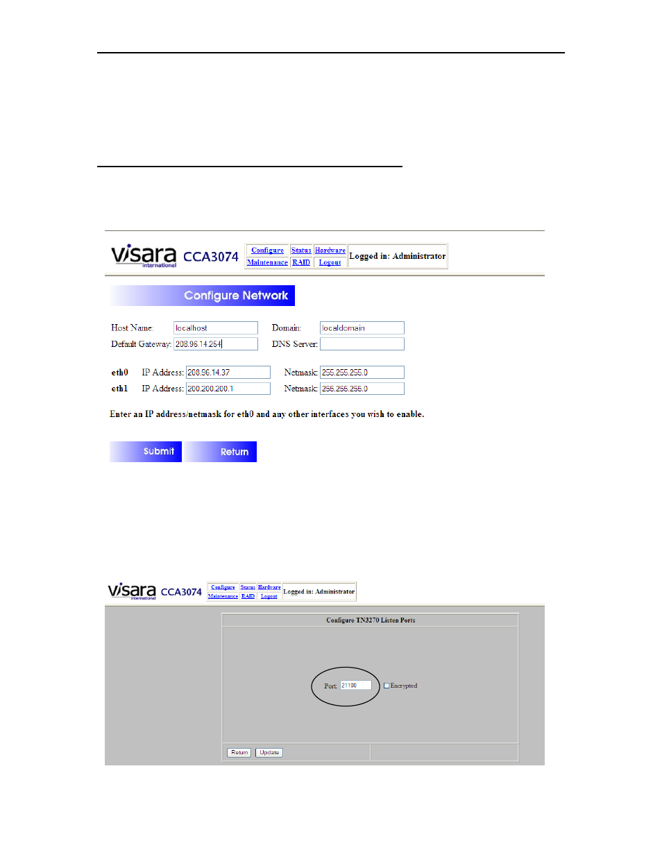 Visara CCA-3074 Installation User Manual | Page 72 / 90