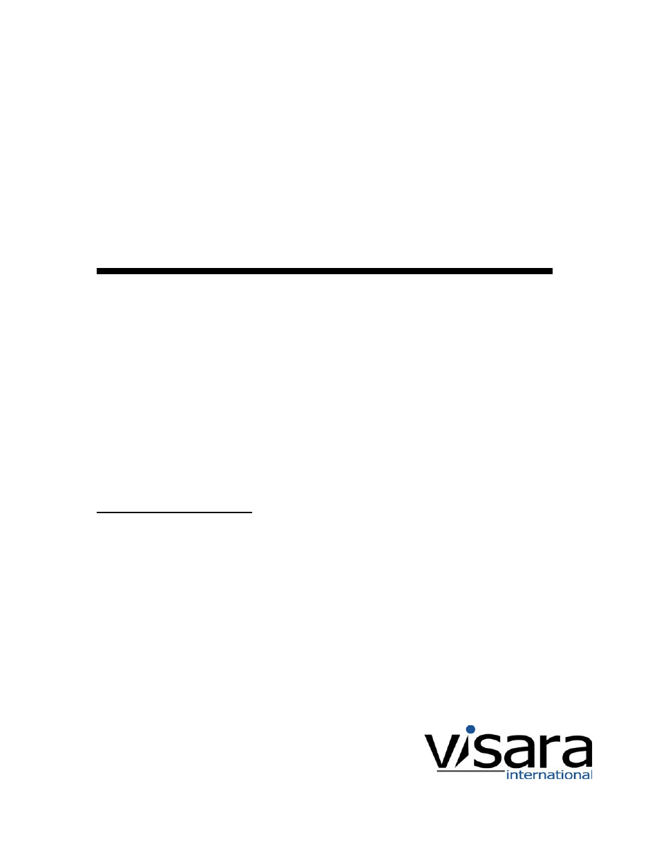 Visara CCA-3074 Planning Guide User Manual | 66 pages