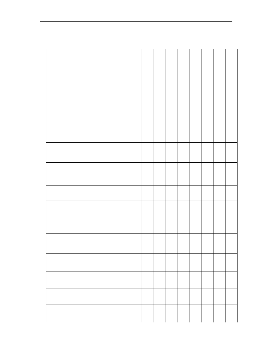 Example of filled out sheet | Visara CCA-3074 Planning Guide User Manual | Page 66 / 66