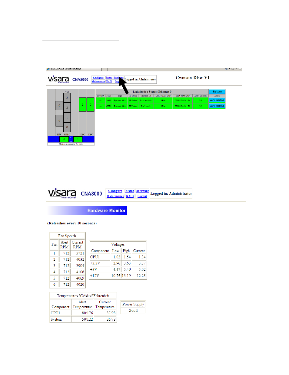 Visara CNA-8000 User Manual | Page 32 / 122