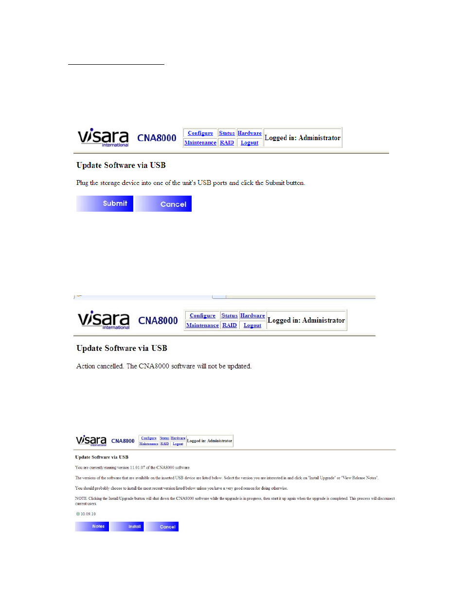 Visara CNA-8000 User Manual | Page 50 / 122