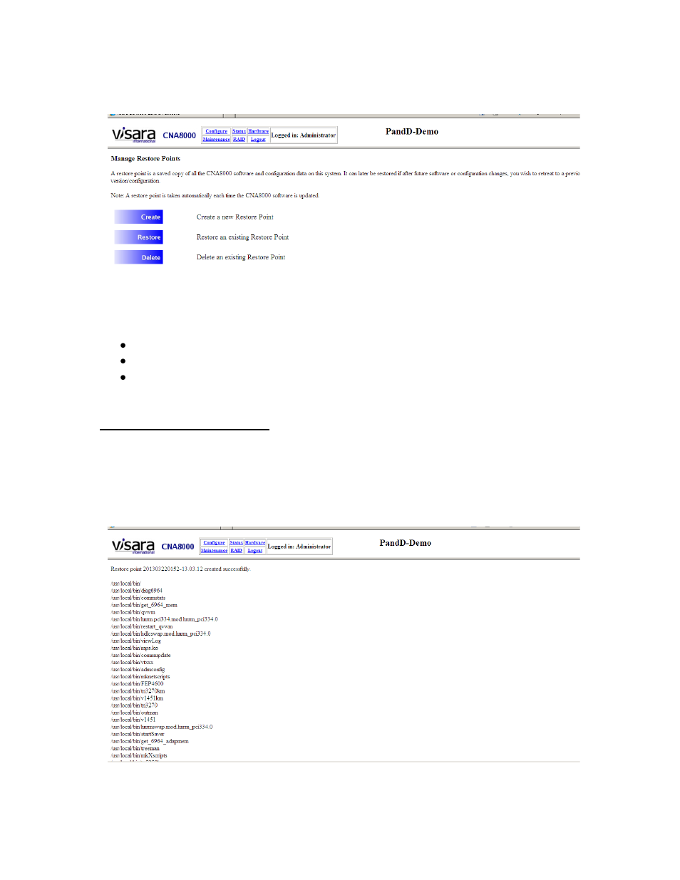 Visara CNA-8000 User Manual | Page 57 / 122