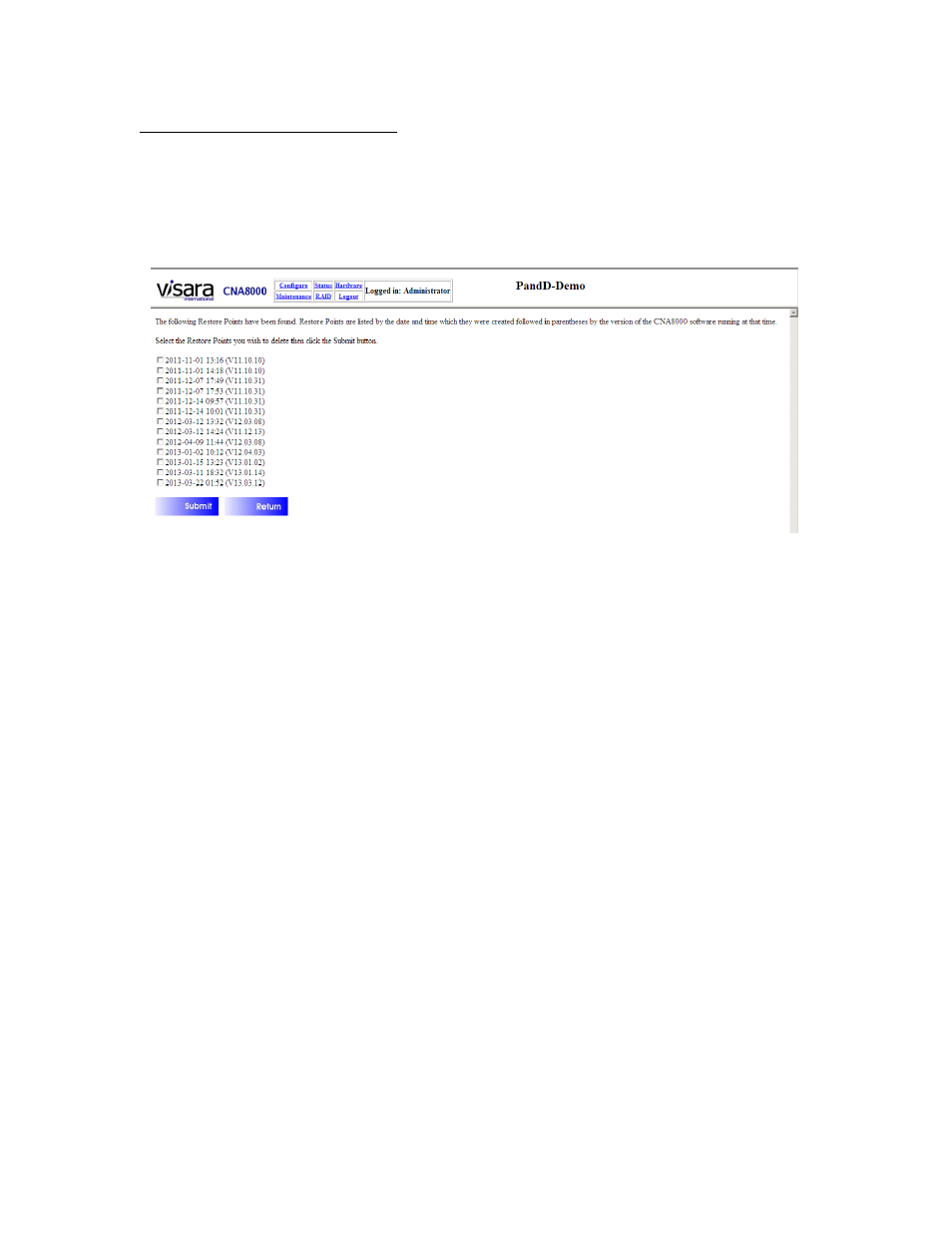 Visara CNA-8000 User Manual | Page 59 / 122