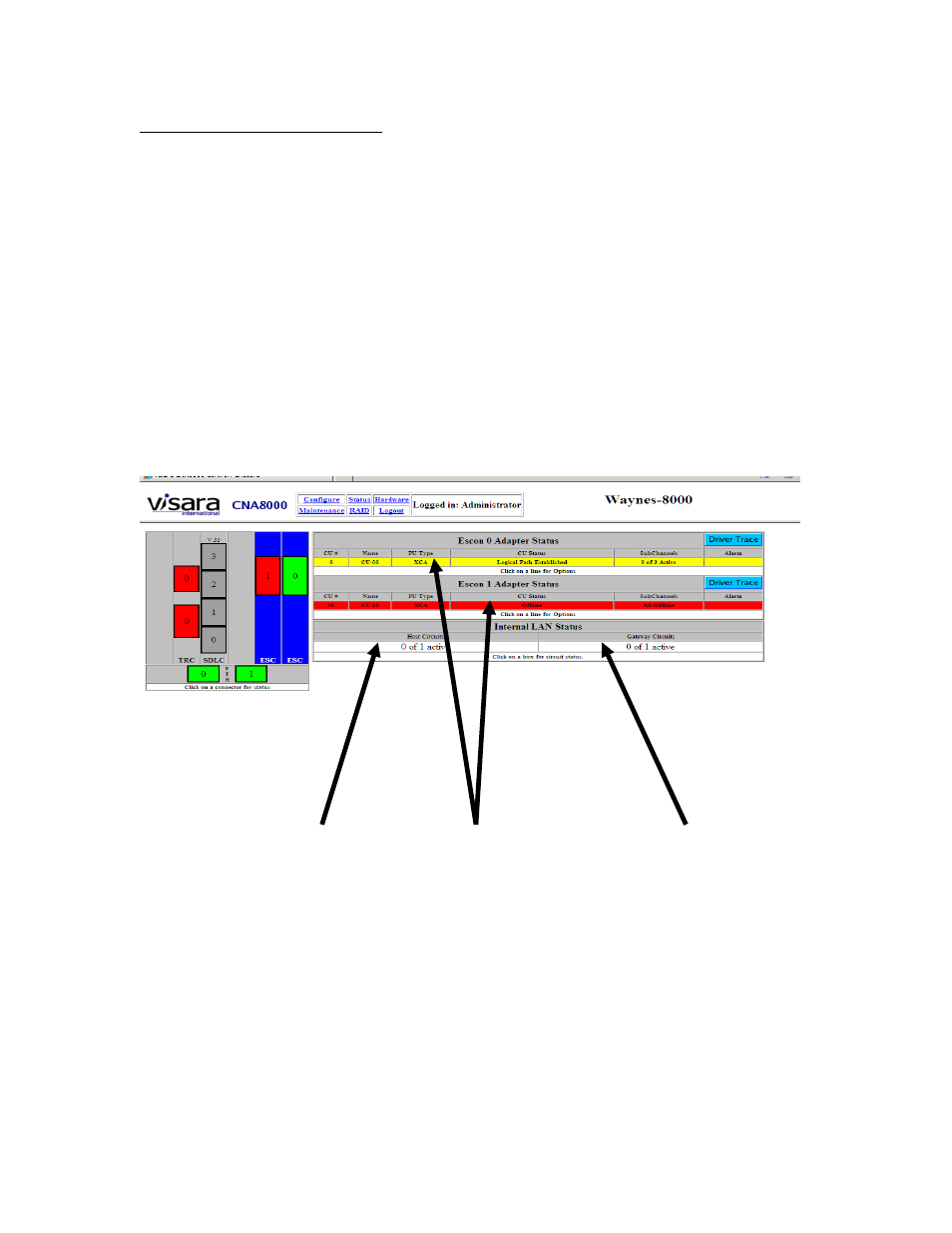 Visara CNA-8000 User Manual | Page 72 / 122