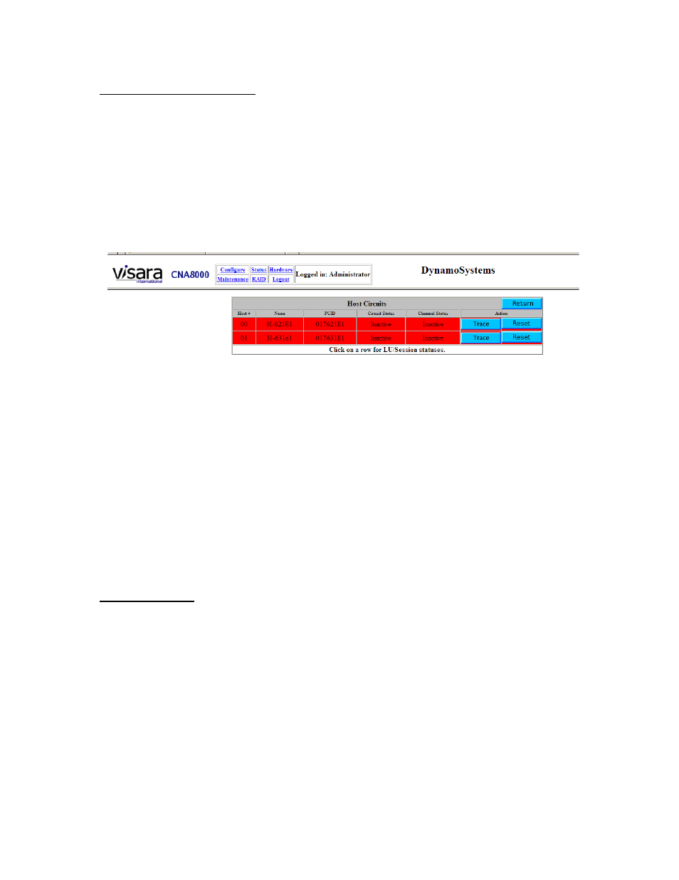 Visara CNA-8000 User Manual | Page 75 / 122