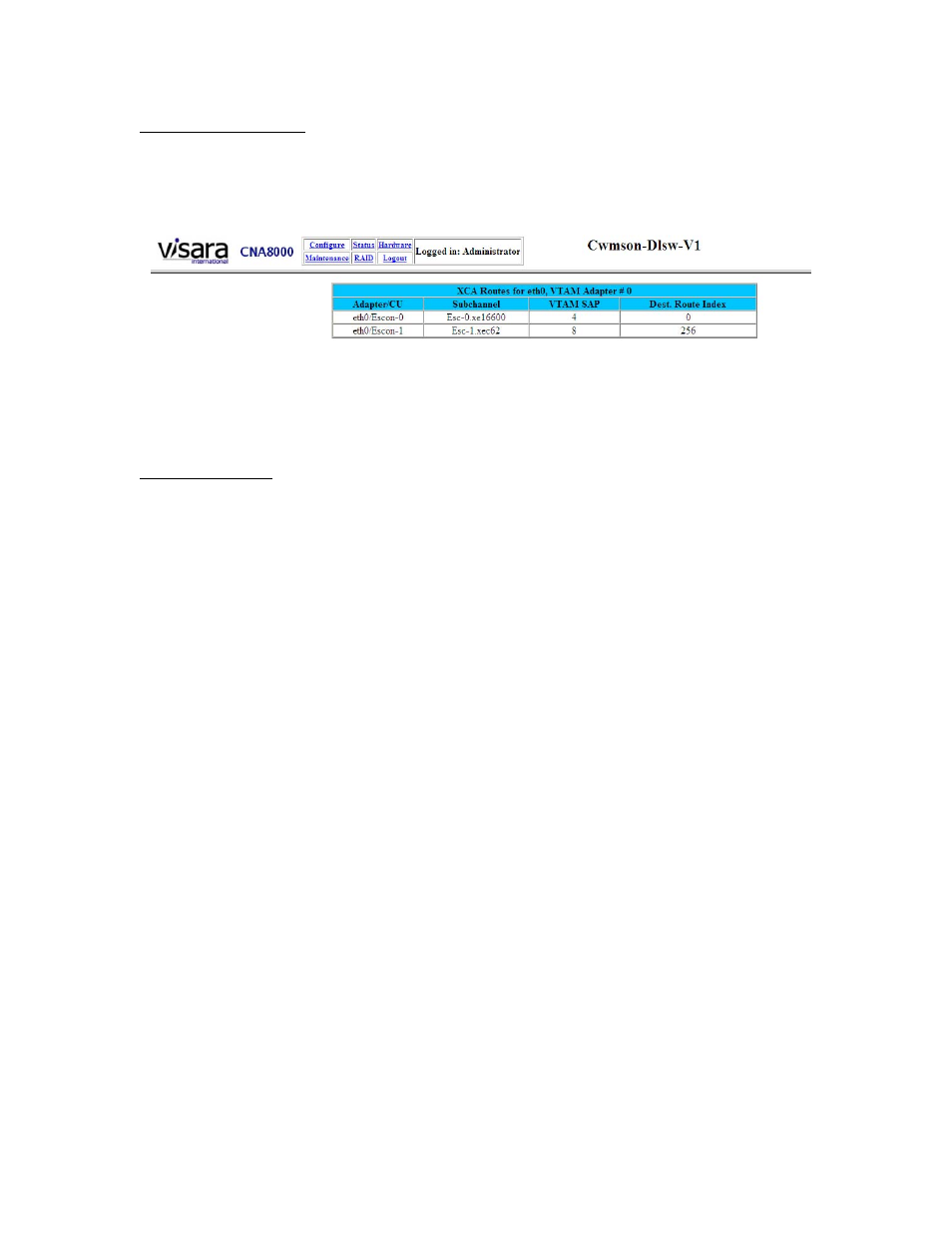 Visara CNA-8000 User Manual | Page 84 / 122