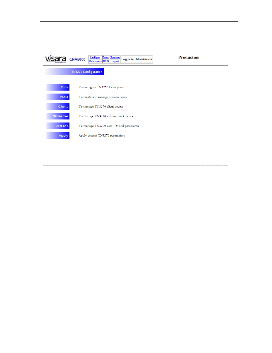 Visara CNA-8000 Installation User Manual | Page 106 / 126