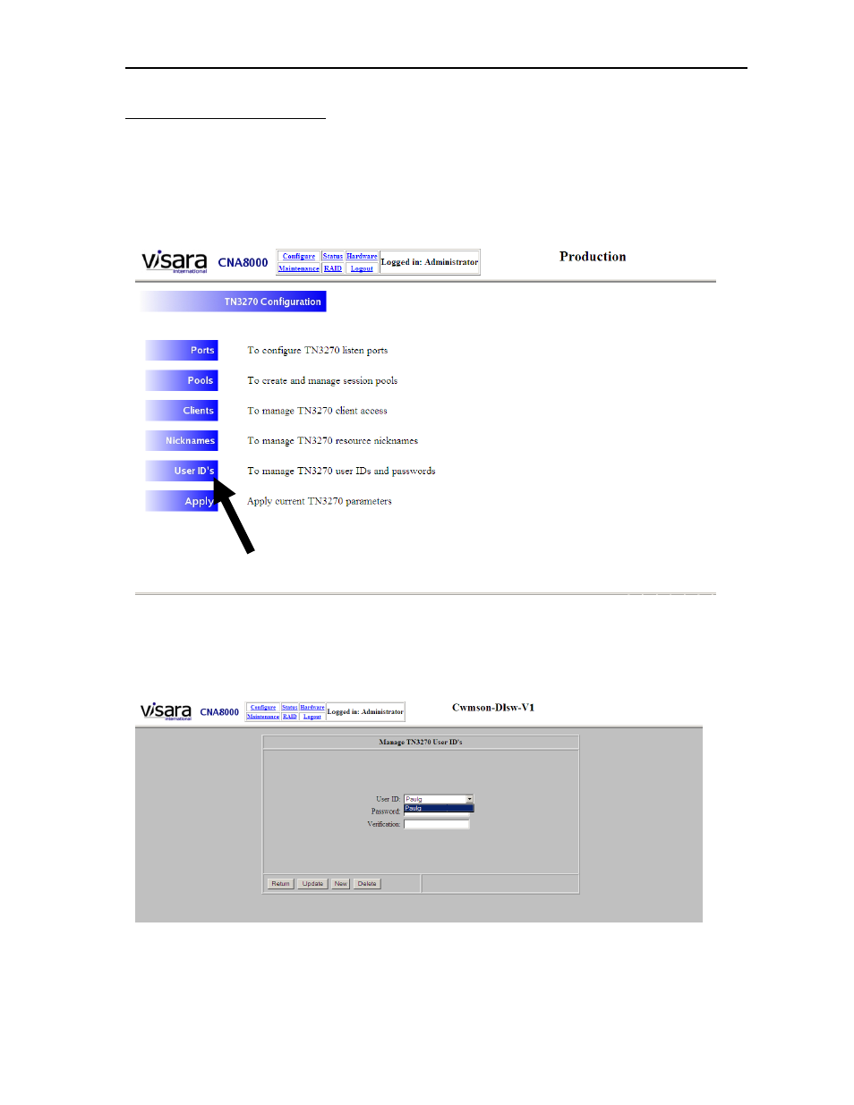 Visara CNA-8000 Installation User Manual | Page 118 / 126