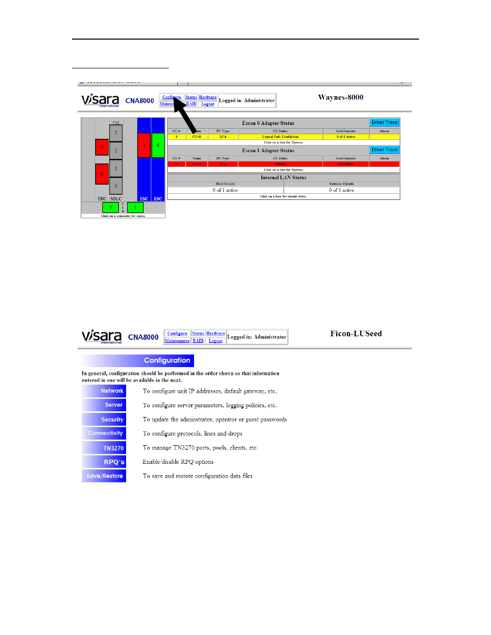 Visara CNA-8000 Installation User Manual | Page 28 / 126