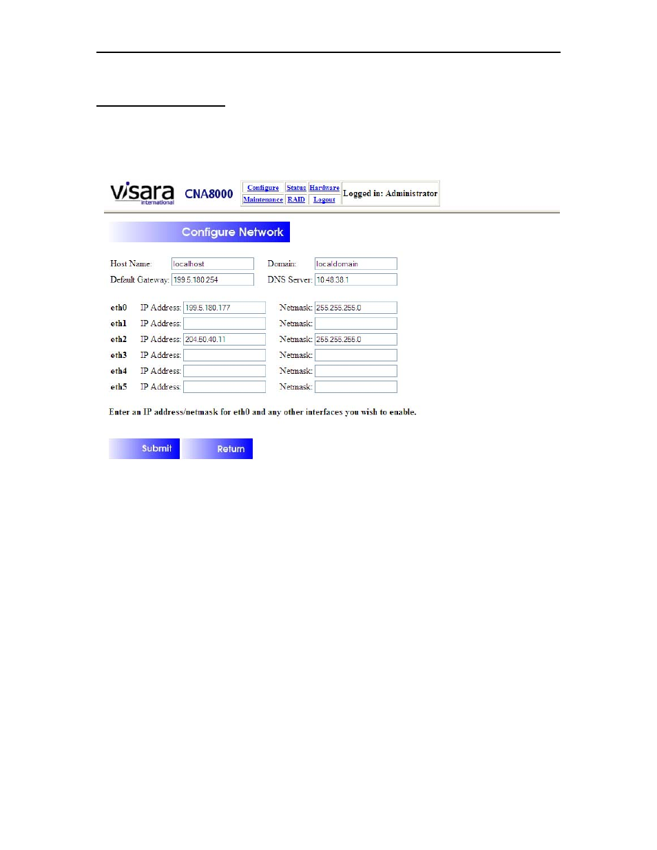 Visara CNA-8000 Installation User Manual | Page 31 / 126