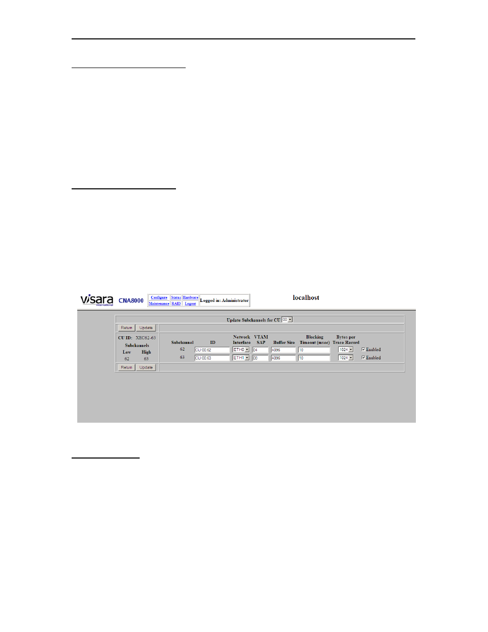Visara CNA-8000 Installation User Manual | Page 62 / 126