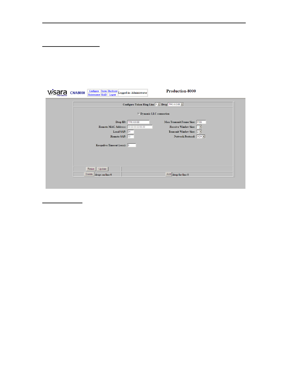 Visara CNA-8000 Installation User Manual | Page 70 / 126