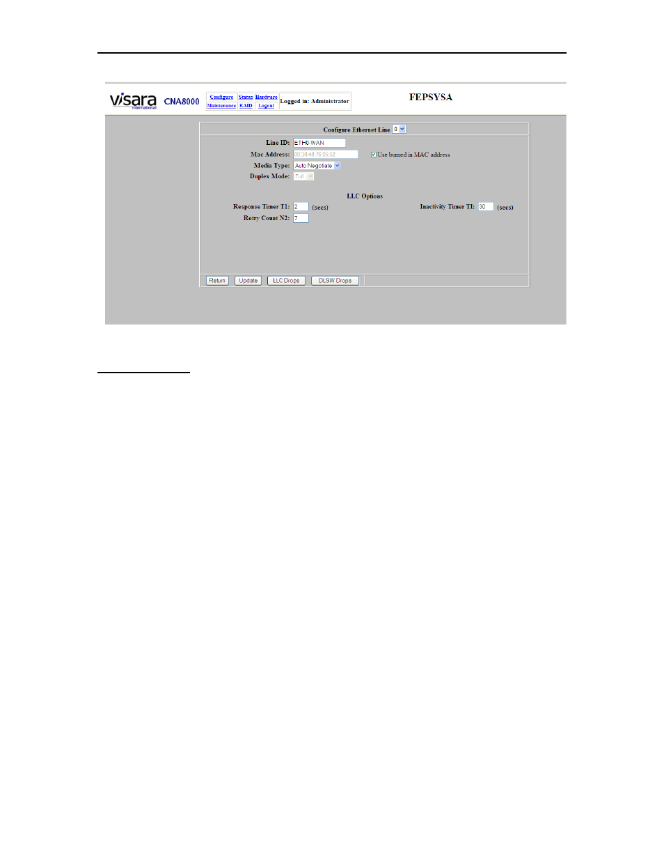 Visara CNA-8000 Installation User Manual | Page 76 / 126