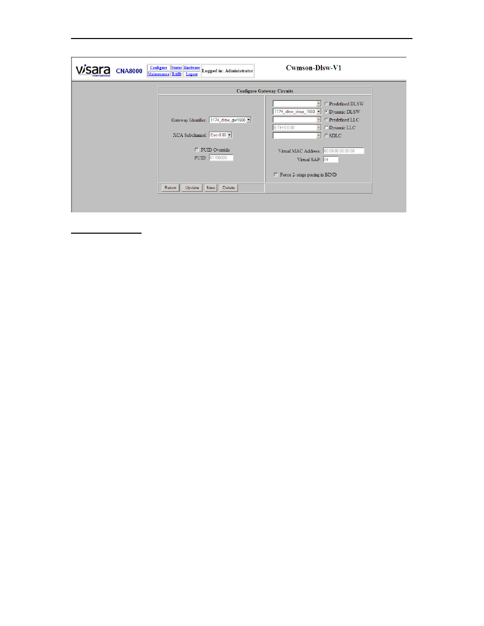 Visara CNA-8000 Installation User Manual | Page 98 / 126