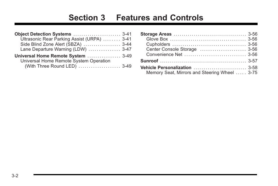 Cadillac 2010 STS User Manual | Page 102 / 536