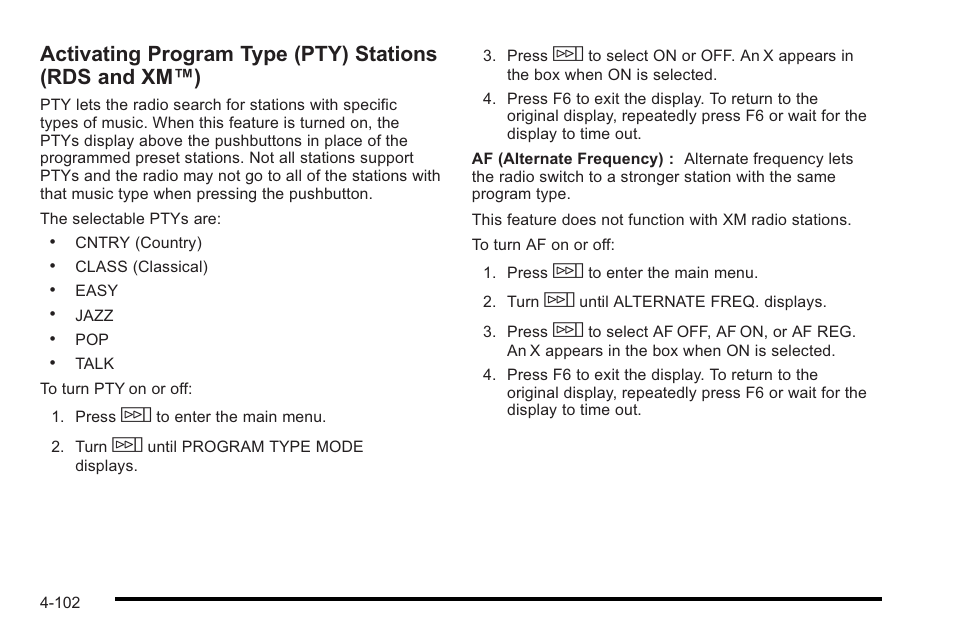 Cadillac 2010 STS User Manual | Page 282 / 536