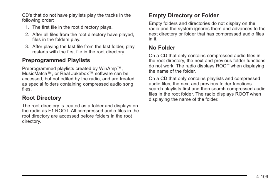 Cadillac 2010 STS User Manual | Page 289 / 536