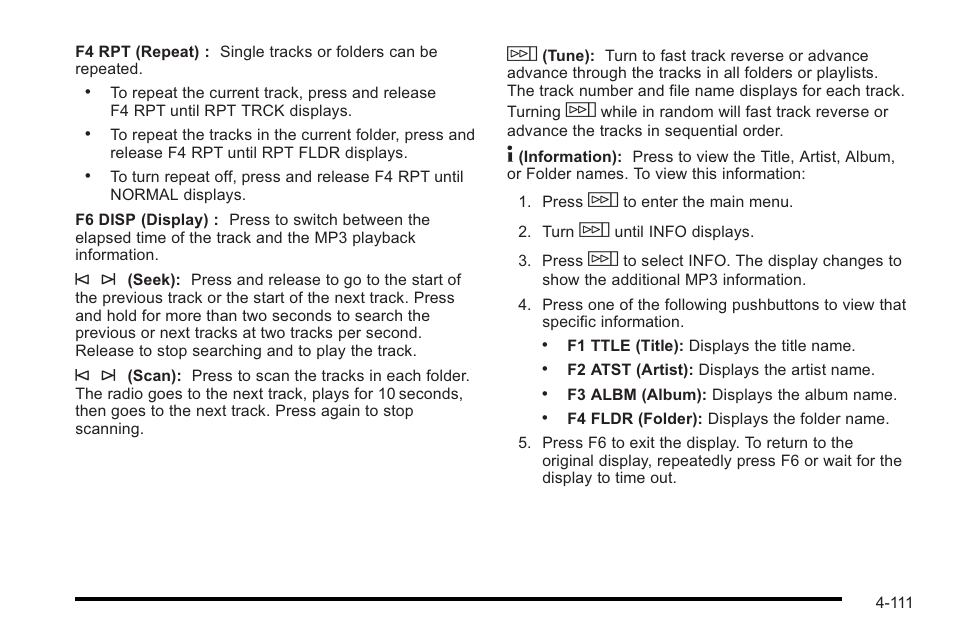 Cadillac 2010 STS User Manual | Page 291 / 536