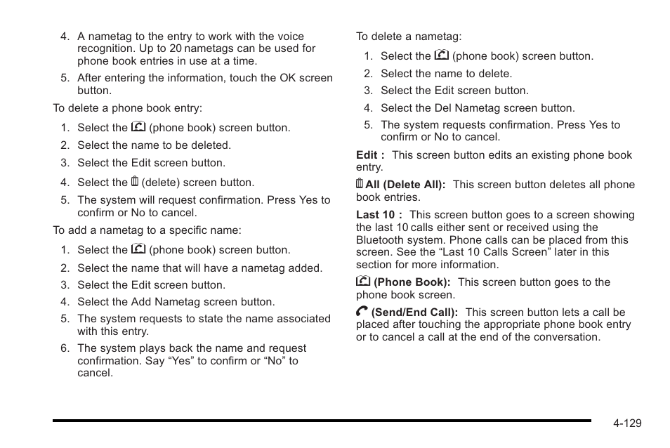 Cadillac 2010 STS User Manual | Page 309 / 536